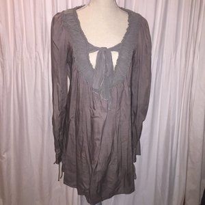 2love Tony Cohen Olive Drab Tunic Top/Dress
